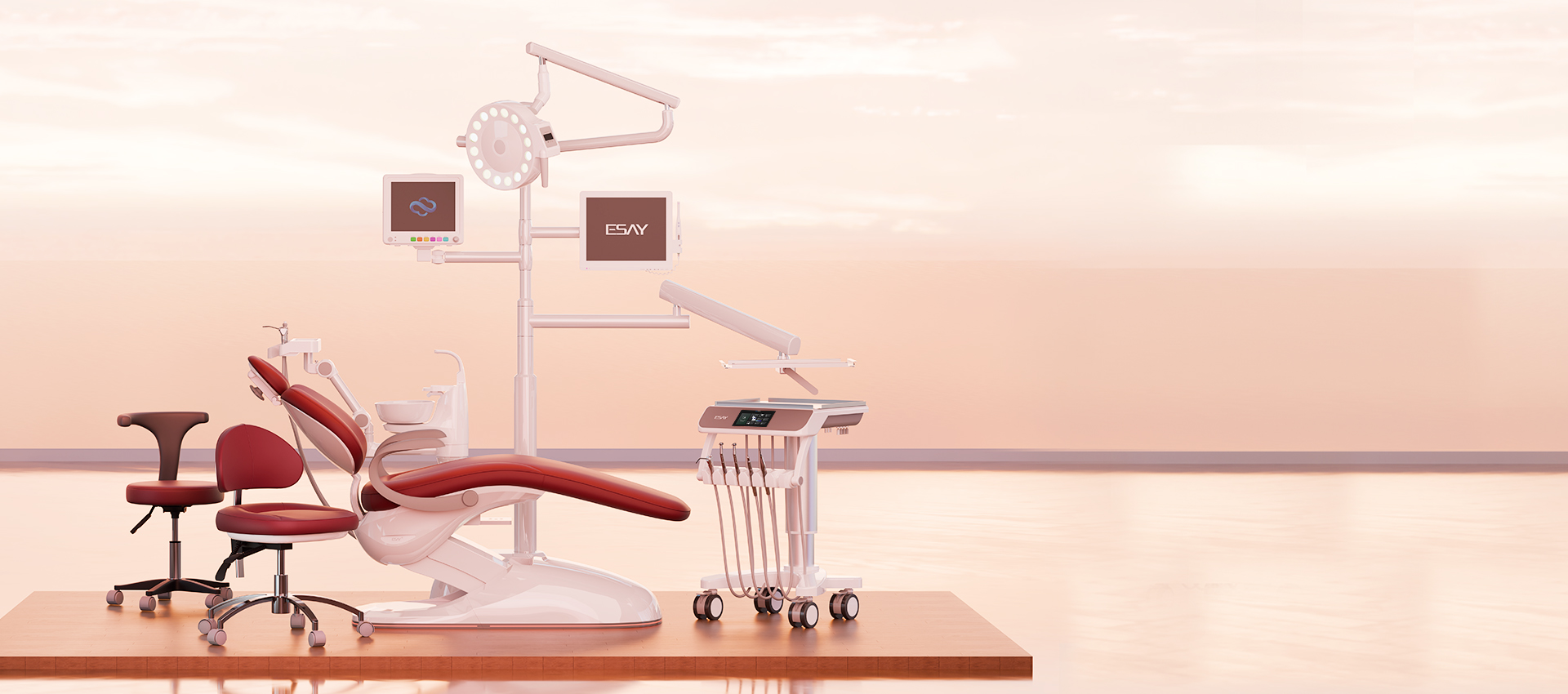 DENTAL UNIT, Digital Implant type Dental Unit, born for precision surgery use